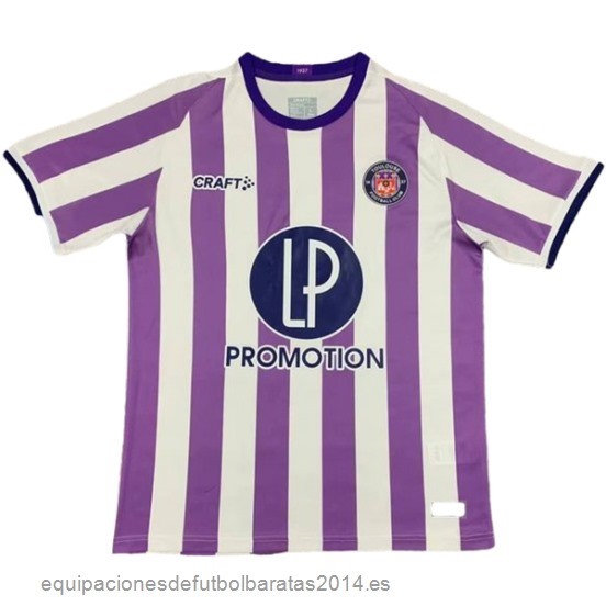 Nuevo Tailandia 1ª Camiseta Toulouse 23/24 Purpura Blanco Baratas